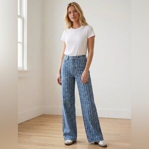 We The Free Denim Low-Rise Boyfriend Jeans in Light Blue